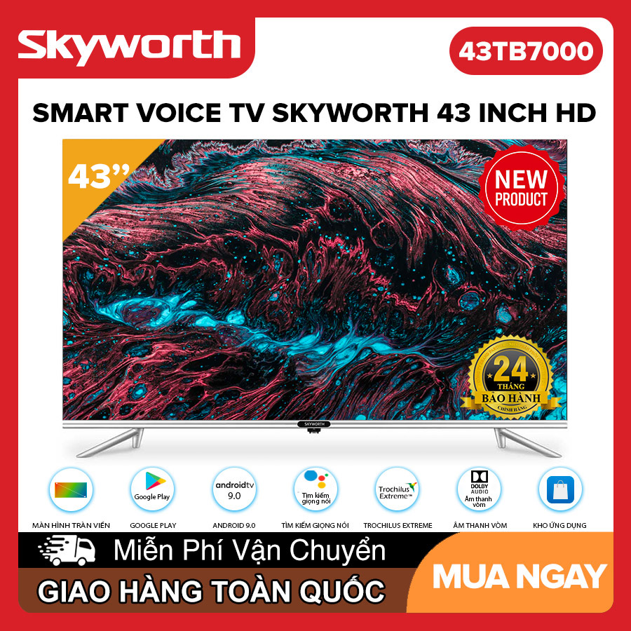 Smart Tivi Skyworth 43TB7000 - 43 inch, Full HD (1920 x 1080)