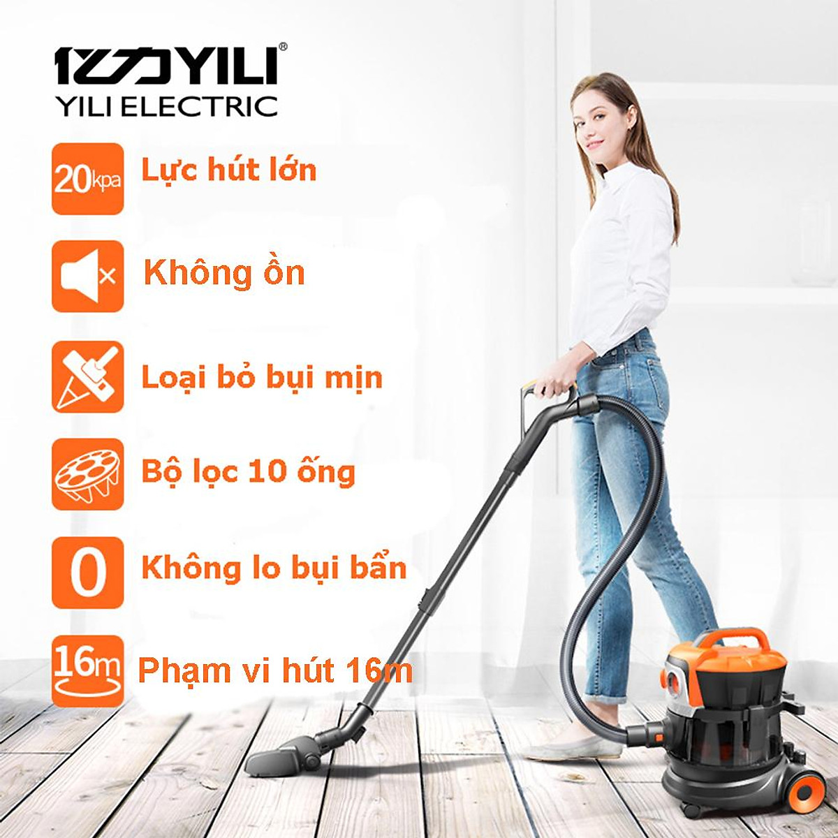 MÁY HÚT BỤI YILI YLC-6280