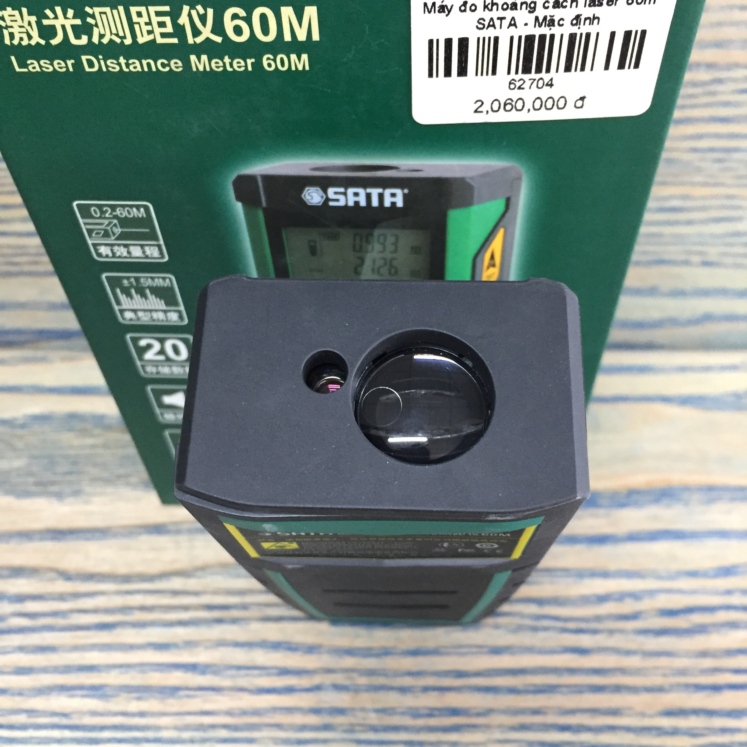 MÁY ĐO KHOẢNG CÁCH LASER SATA 62704