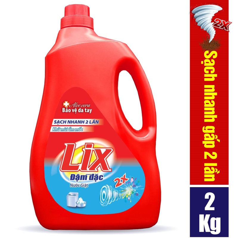 Nước giặt Lix Đậm Đặc 2kg