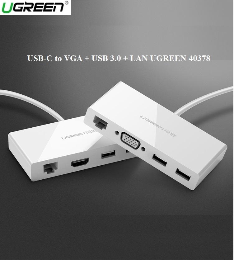 Bộ chuyển đổi Type-C sang VGA Ugreen 40378