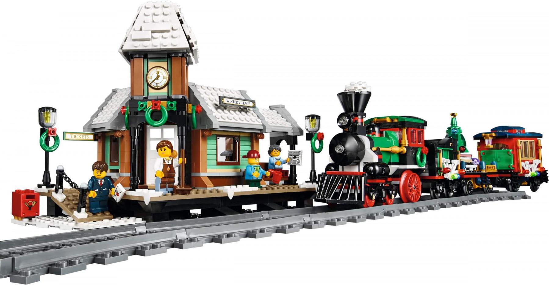 Đồ chơi lắp ráp Lego Creator Expert 10259 - Trạm Xe Lửa phủ Tuyết