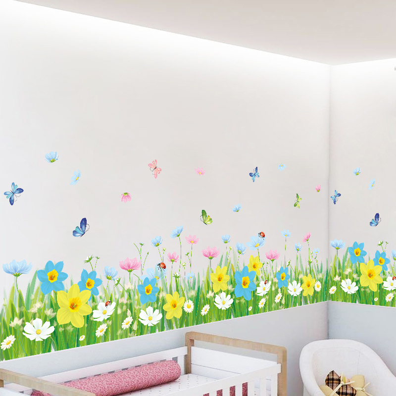 Decal chân cỏ mùa xuân