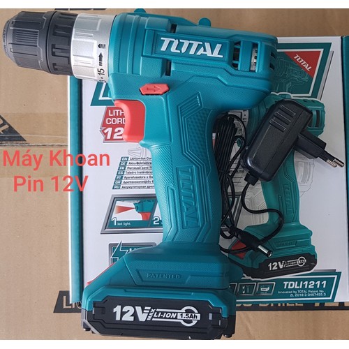MÁY KHOAN DÙNG PIN TOTAL TDLI1211