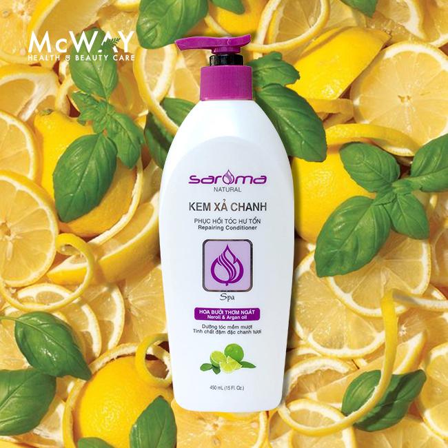 Kem Xả Saroma Chanh 450ml