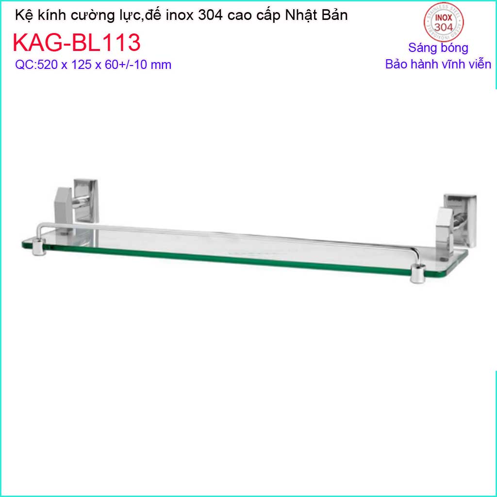 KỆ KÍNH NHÀ TẮM KAG-BL113