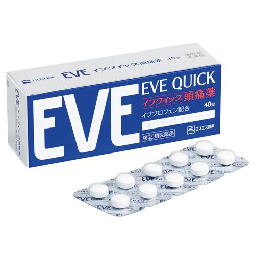 Thuốc giảm đau, hạ sốt EVe Quick 40 viên
