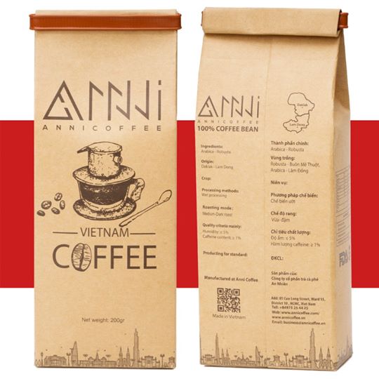 Cà phê bột Robusta Annicoffee