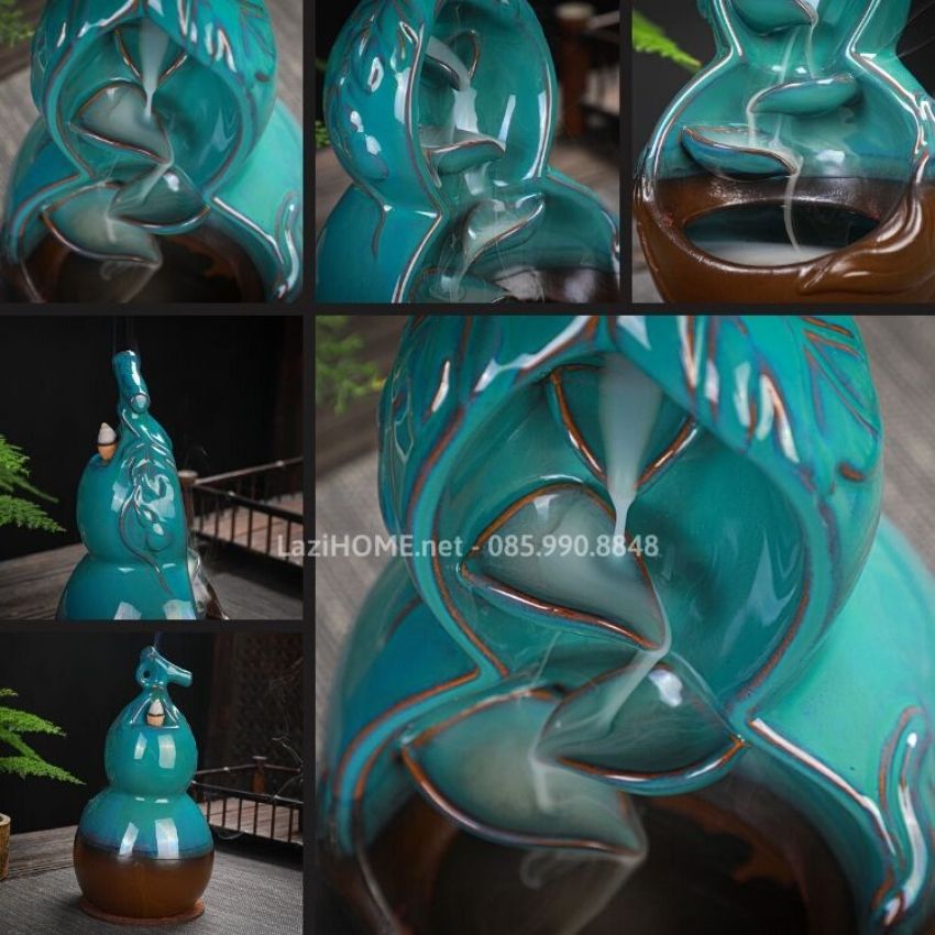 Thác khói trầm hương hồ lô