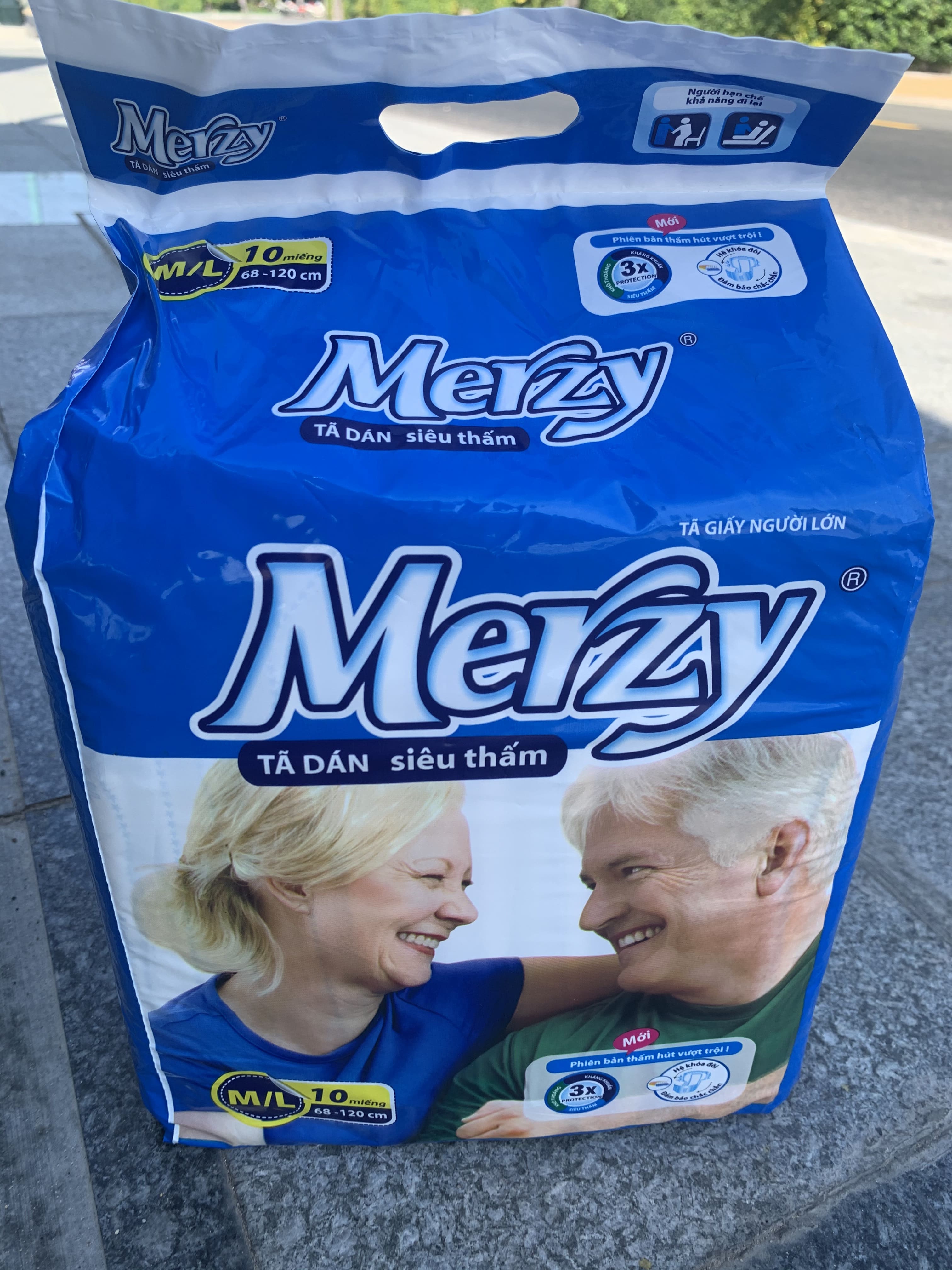 Bỉm dán Merzy dành cho người già