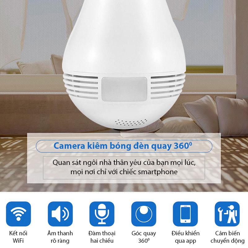 Camera kiêm bóng đèn CV380