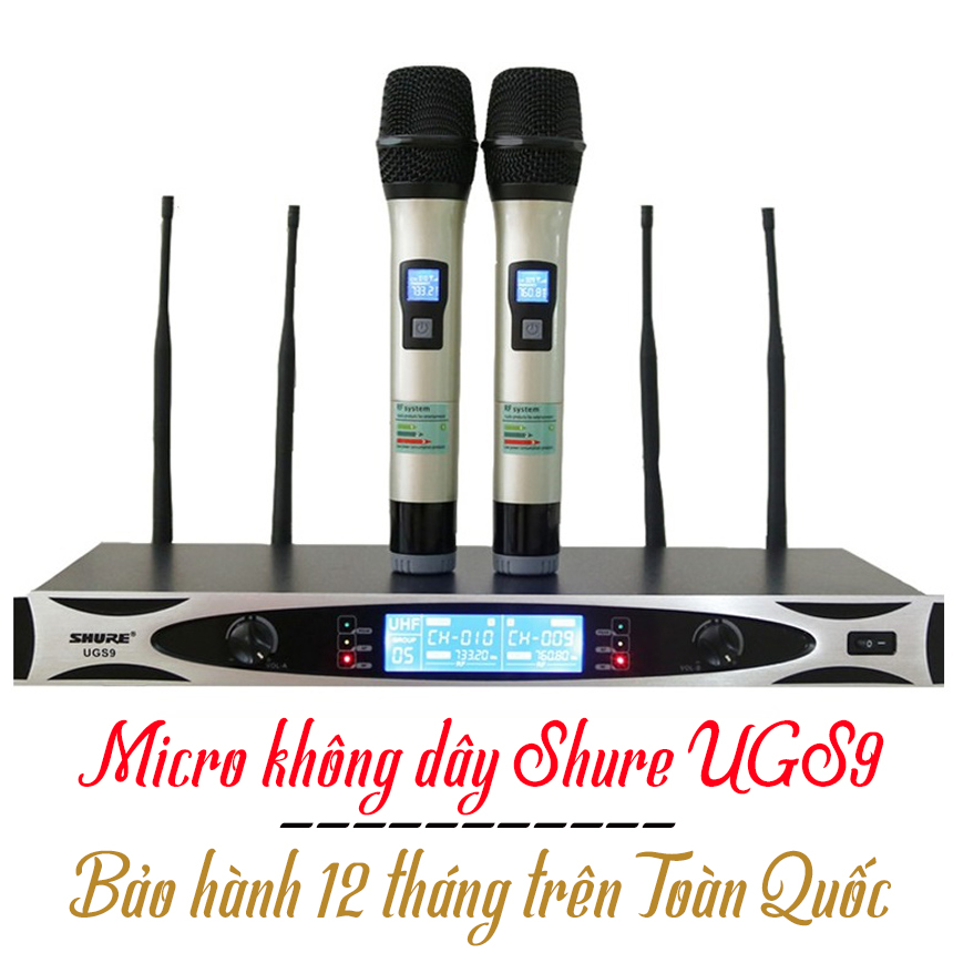 Micro karaoke không dây Shure UGS 9