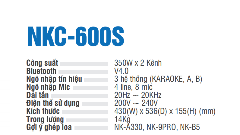 Amply NIKOCHI NKC-600S