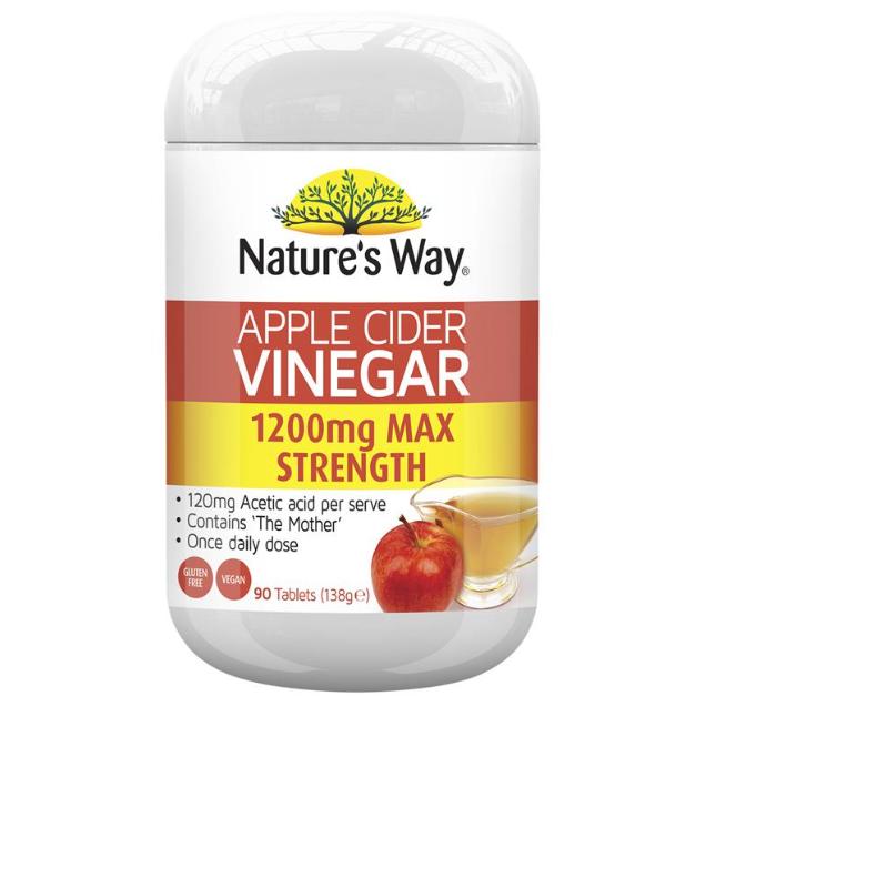 Giấm táo Natures Way Apple Cider Vinegar Diet