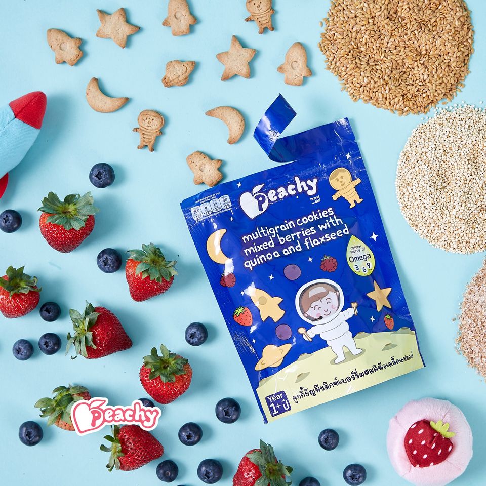 Bánh Cookie Ngũ Cốc Hỗn Hợp Peachy