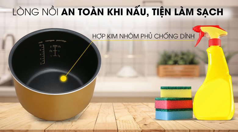 Nồi cơm điện Comfee CR-FD1820B 1.8L