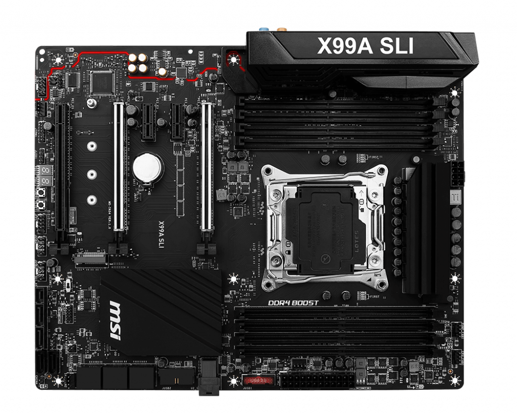 Mainboard MSI X99A SLI