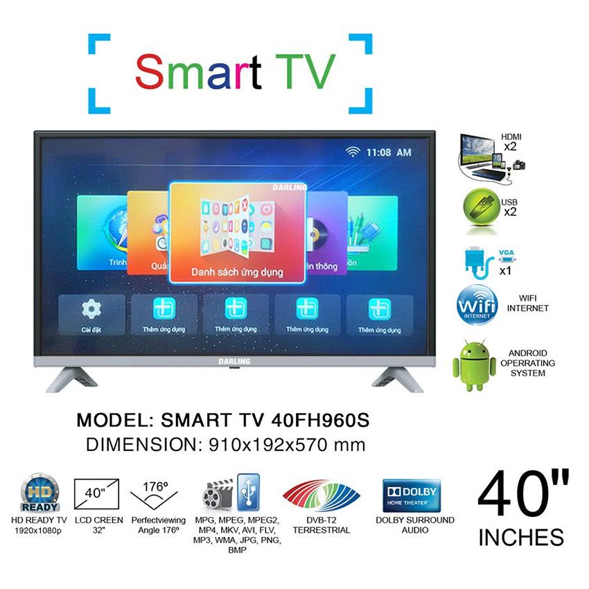 Smart Tivi DARLING 40FH960S 40INCH
