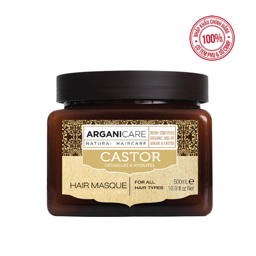 Mặt Nạ Ủ Tóc Arganicare Castor Hair Masque 500ml