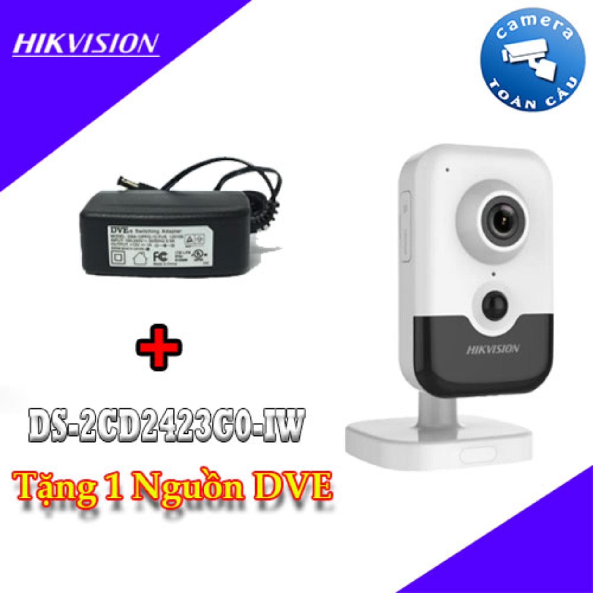 Camera IP Cube Hikvision DS-2CD2423G0-IW - 2MP