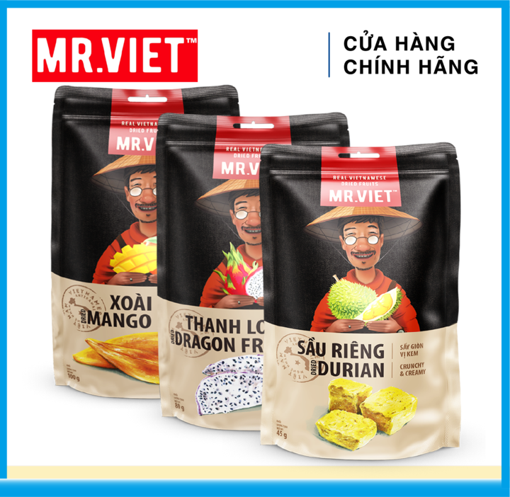Sầu Riêng Sấy Giòn Mr.Việt 45g