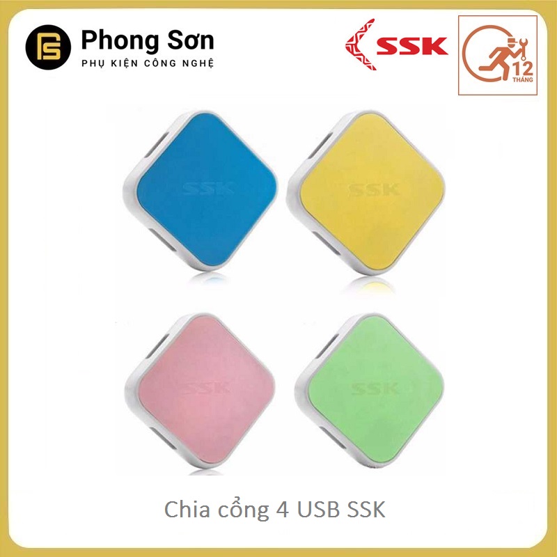 BỘ CHIA 4 CỔNG USB SSK SHU029