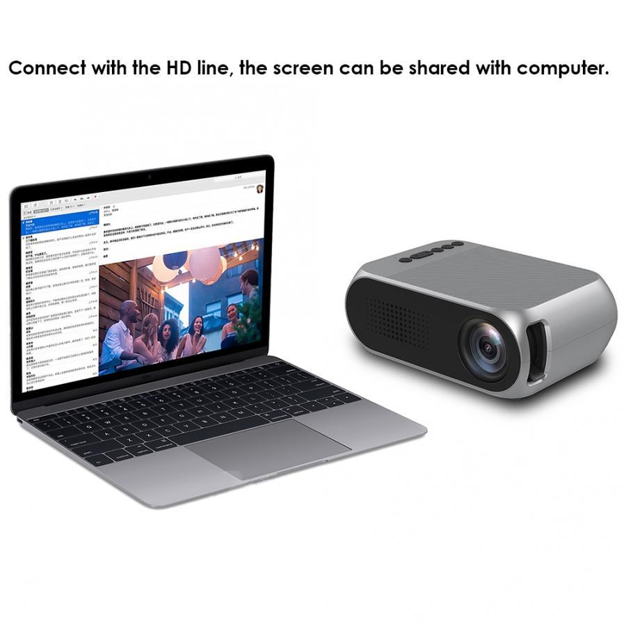 Máy chiếu mini YG320 led nhỏ gọn 1080p