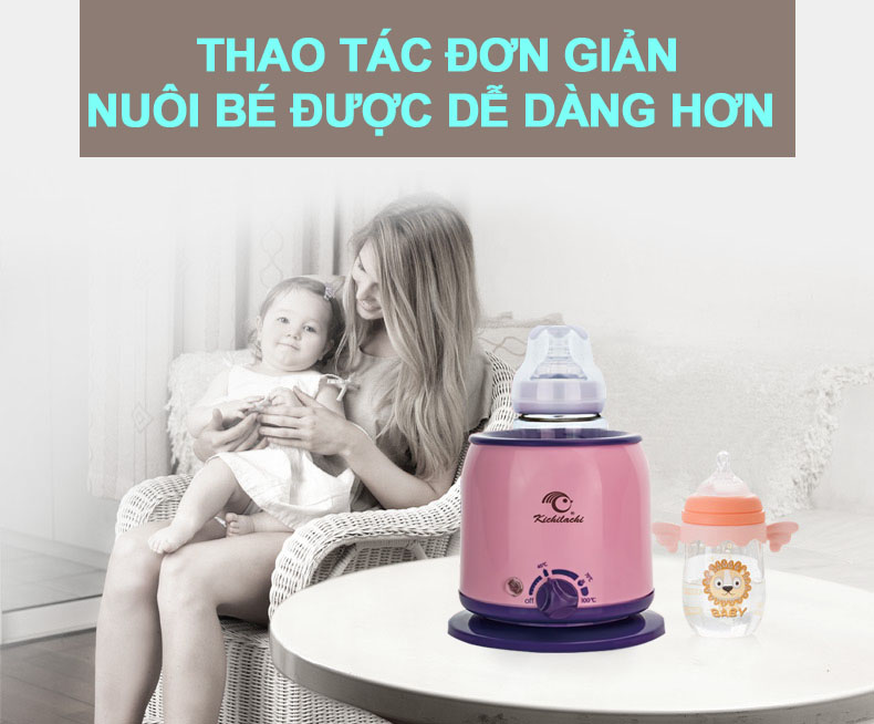 Máy hâm sữa 3 chức năng Kichilachi
