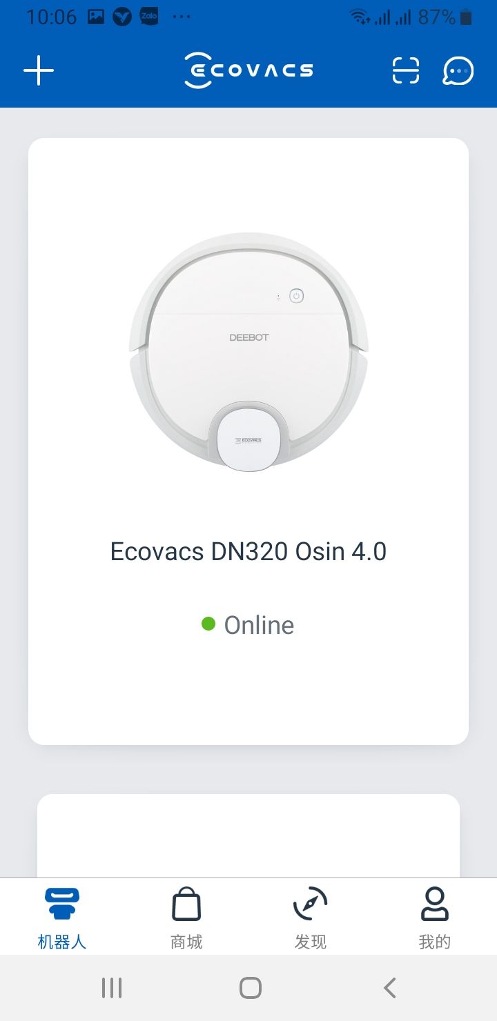 ROBOT HÚT BỤI ECOVACS DEEBOT DN320