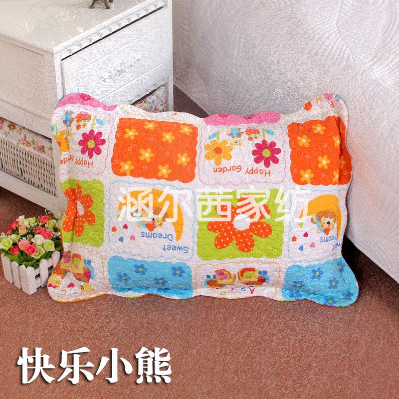 Xe Quilt Vỏ Gối Em Bé Duy Nhất Cho Trẻ Em Vỏ Gối Trên Giường Cung Cấp Vải Cotton Hoạt Hình Giới Hạn Coreless