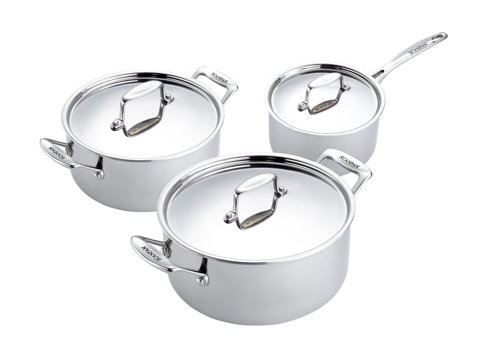 Bộ nồi 3 chiếc Scanpan Fusion5 74000300