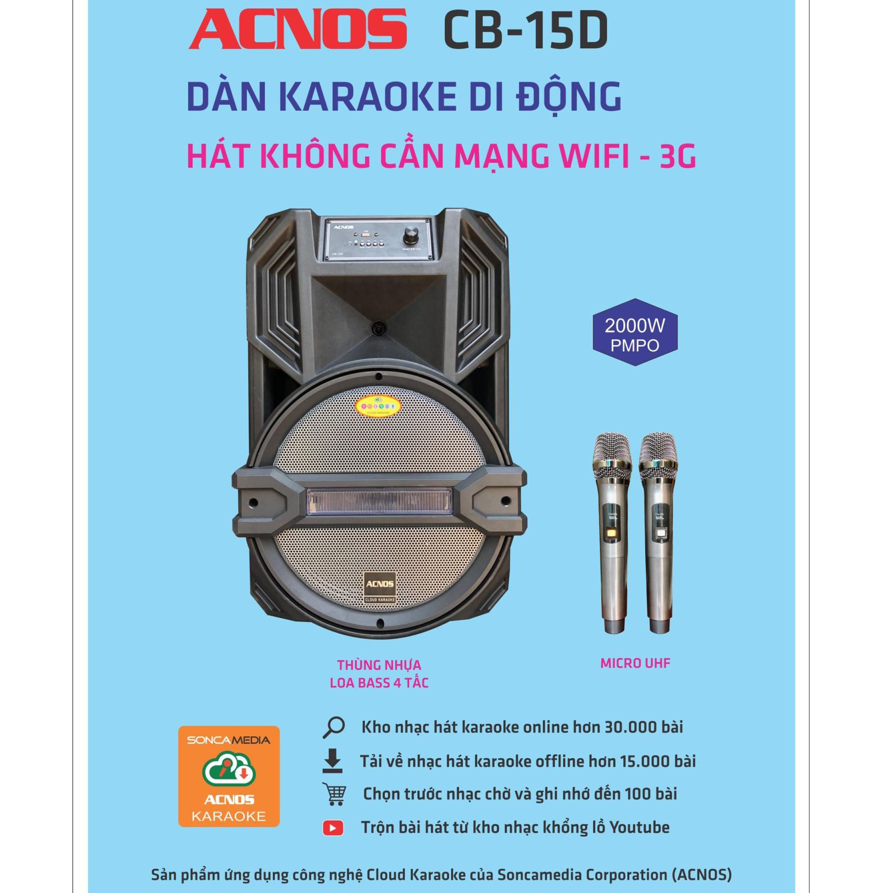 LOA NGHE NHẠC ACNOS CB-15D