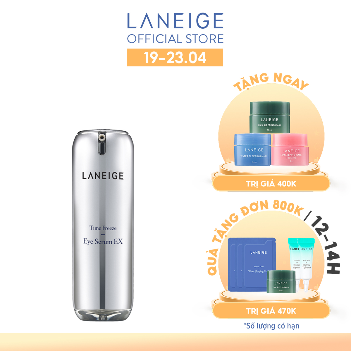 Tinh chất đặc trị lão hóa da vùng mắt Laneige Time Freeze Eye Serum 20ml