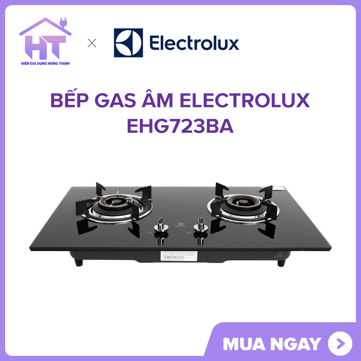 Bếp gas Electrolux EHG723BA
