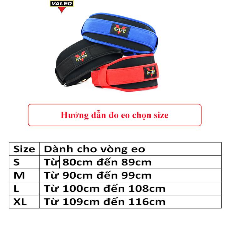Đai hỗ trợ gánh tạ Valeo EV2