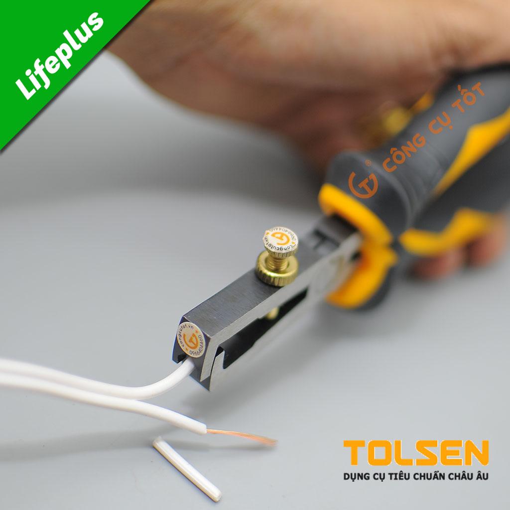 Kềm tuốt dây Tolsen 10028 16cm