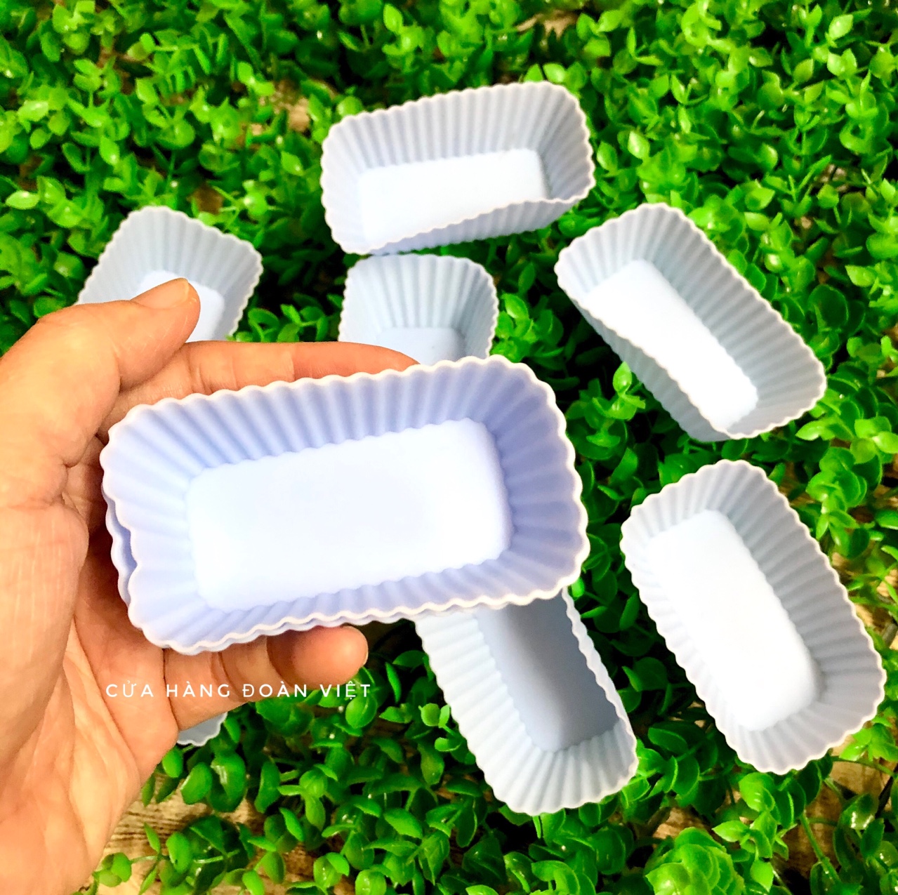 Bộ 10 khuôn làm bánh silicon