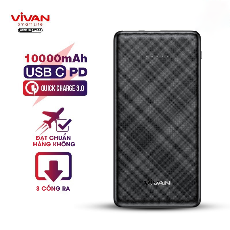 Sạc Dự Phòng VIVAN VPB-K10 10.000mAh