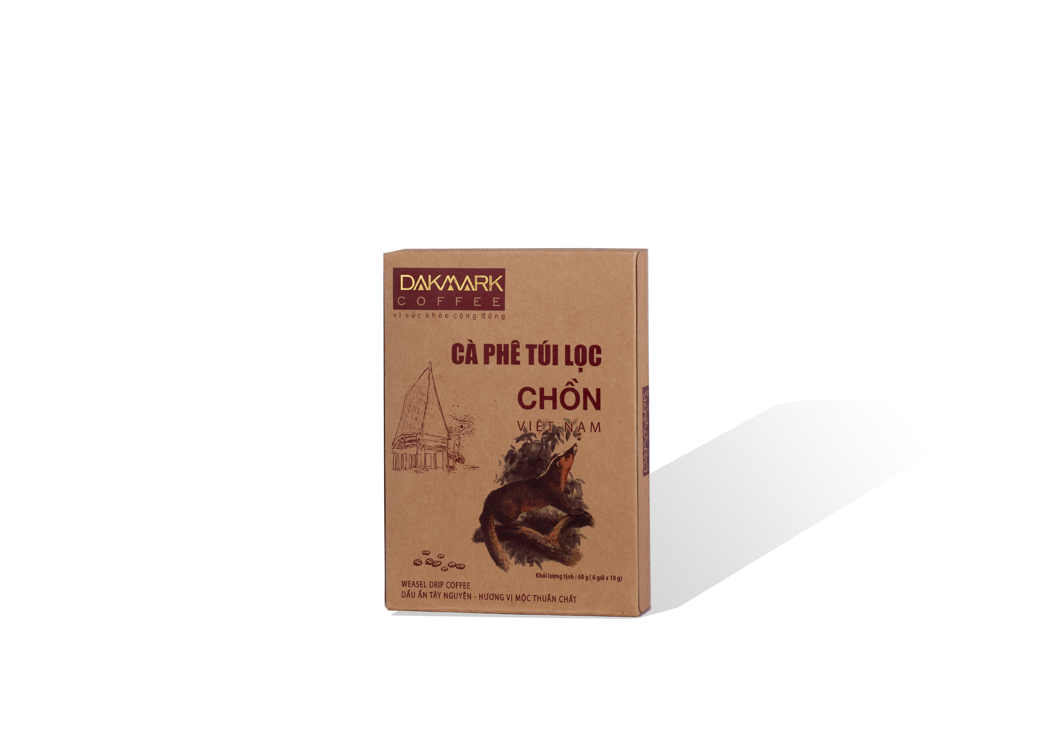 Cà phê chồn DakMark túi lọc