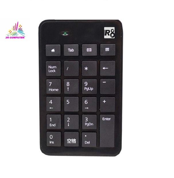 [HCM]Bàn phím máy tính bàn phím chơi game Bàn Phím số Bàn phím mini Bàn phím số có dây R8 1810
