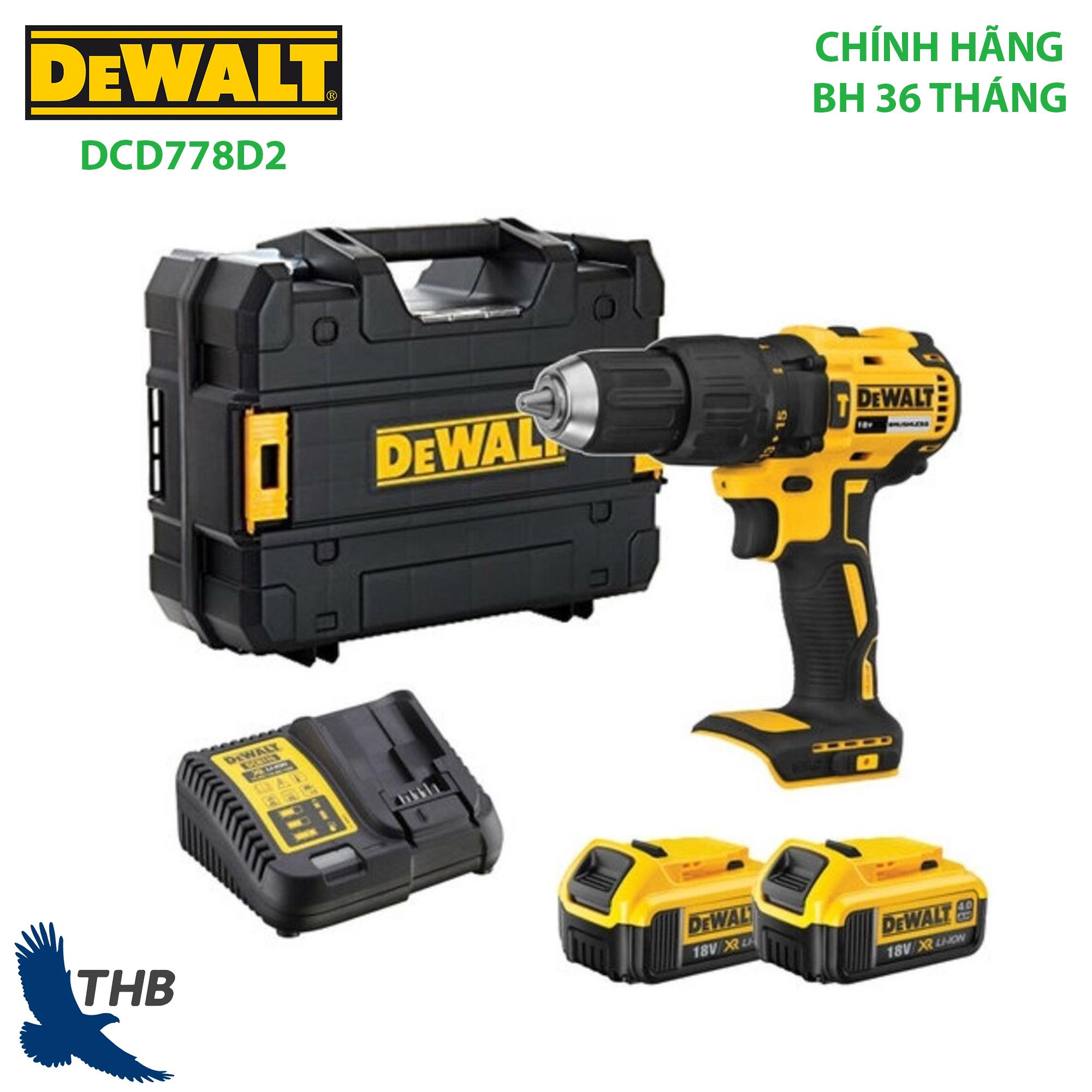 Máy khoan Dewalt DCD778D2-B1