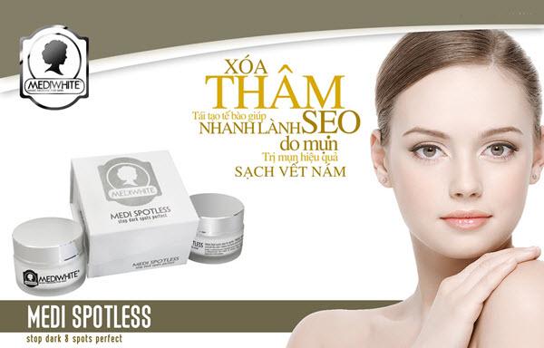 Kem trị thâm mụn Medi White Medi Spotless 25ml