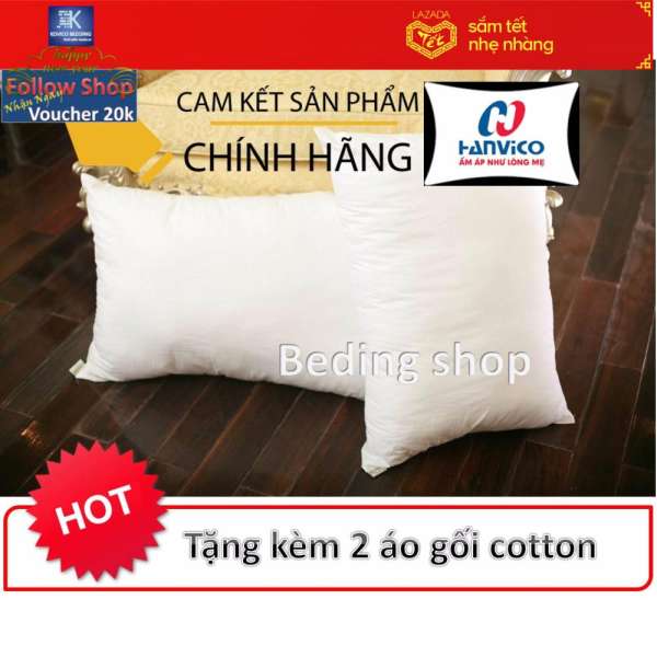 2 Ruột gối Hanvico (Tặng kèm 2 áo gối)