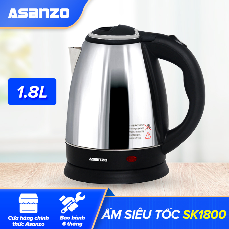 Ấm đun siêu tốc Asanzo SK-1800 1.8 lít