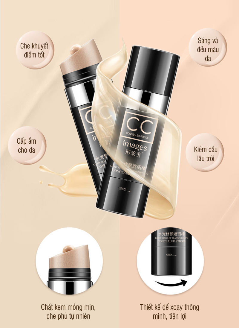Kem Che Khuyết Điểm Images Concealer CC Stick