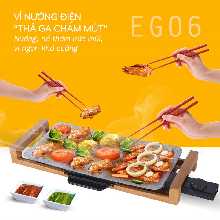 Vỉ nướng điện Osaka EG06 1800W