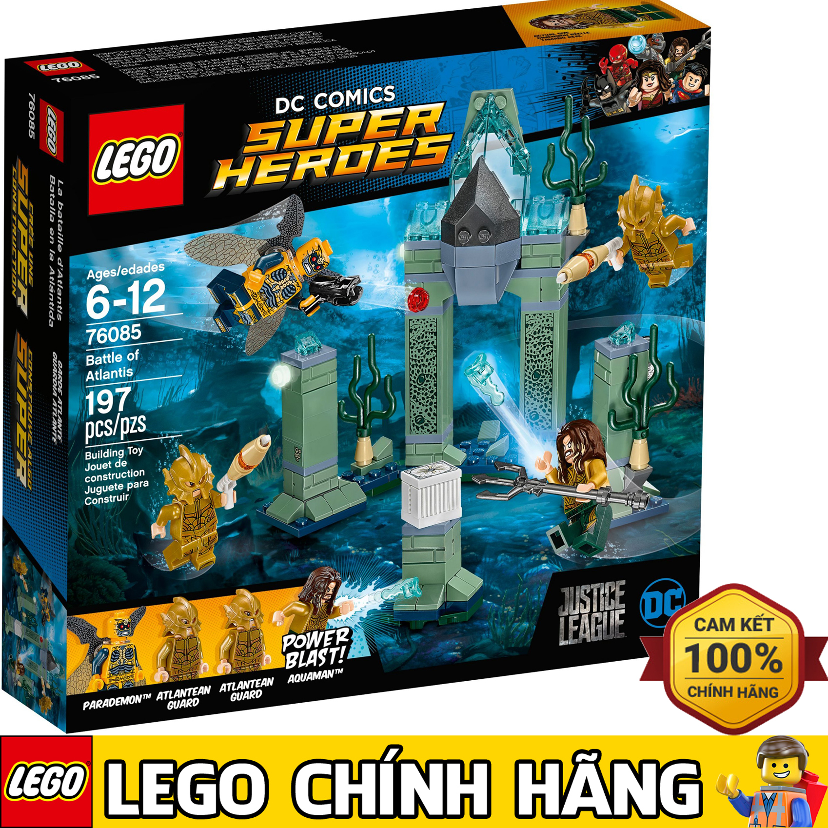 Mô hình LEGO Super heroes 76085 - Trận Chiến Atlantis