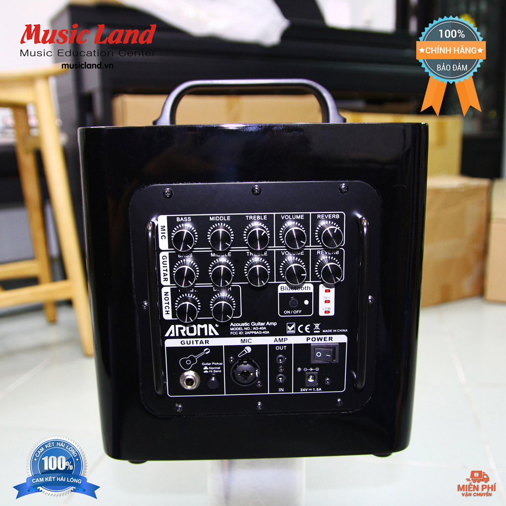 Amply Guitar Acoustic Aroma AG-40A