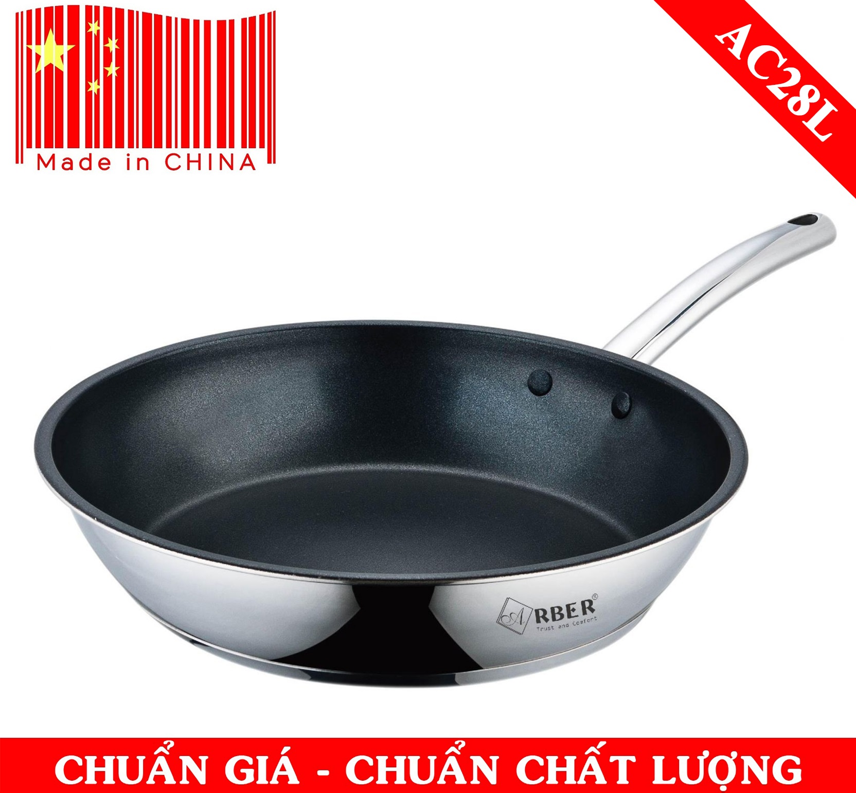 Chảo Chống Dính Sâu Lòng Arber AC-28L