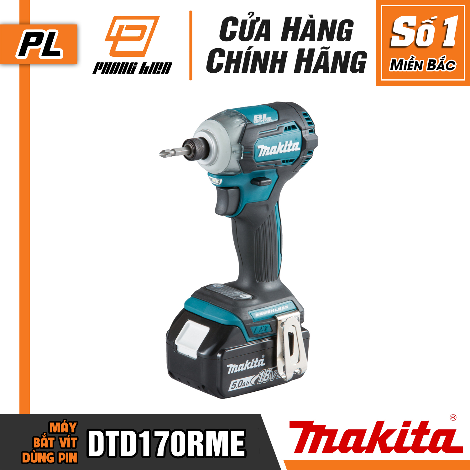 MÁY BẮT VÍT DÙNG PIN MAKITA DTD170RME
